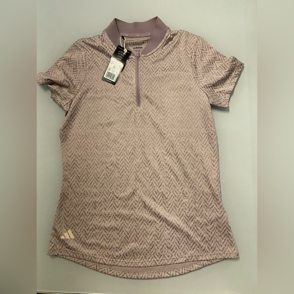 Adidas Women's Purple Polo Top size S NWT - Picture 2 of 6